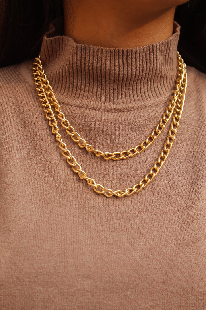 Two Layer Chain Necklace