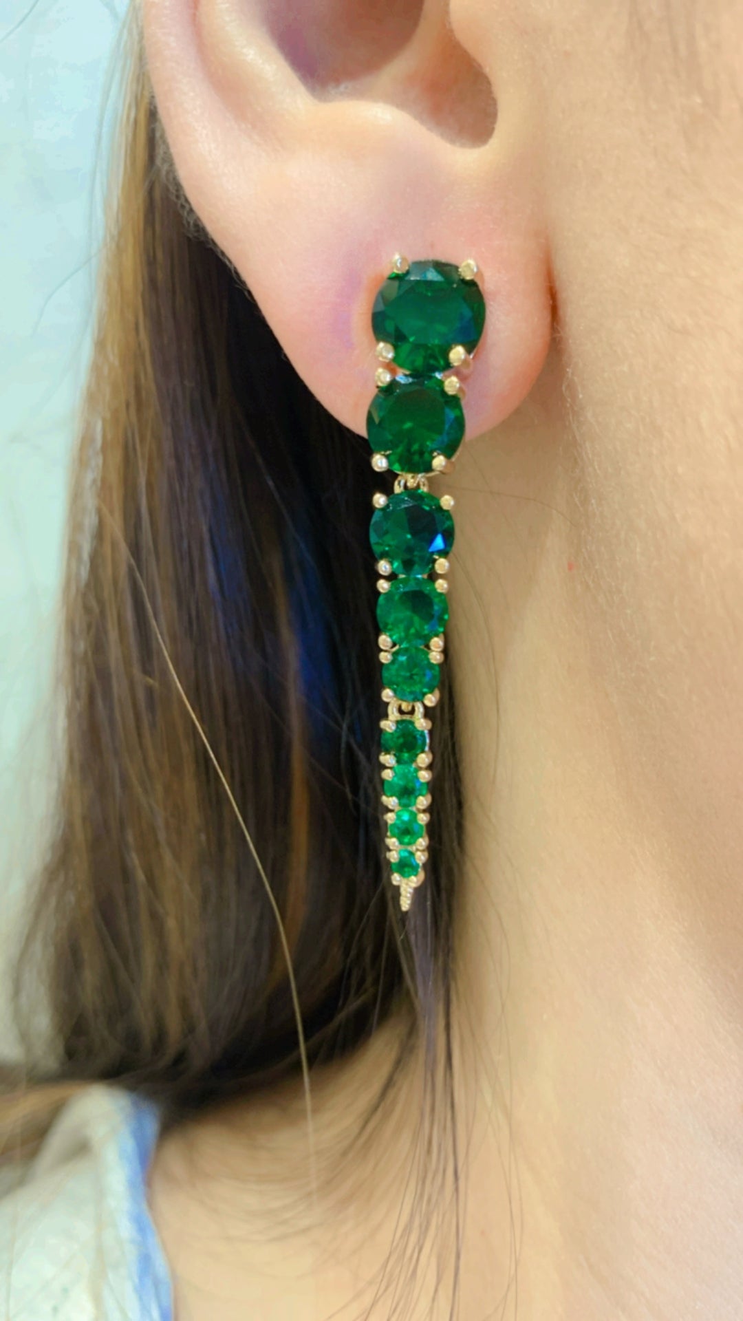 Emerald Abudance Earrings