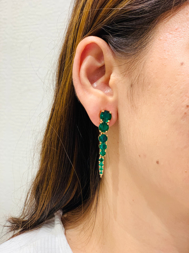Emerald Abudance Earrings