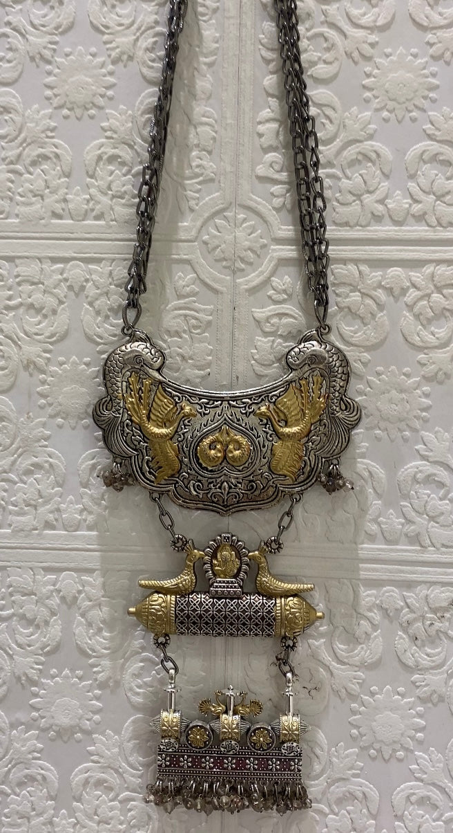 Ganesha Peacock Necklace