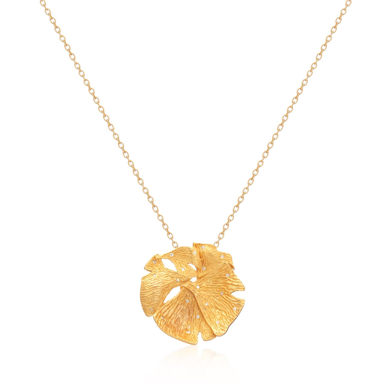 Evermore Ginkgo Leaf Necklace – Morning Moon Nature Jewelry
