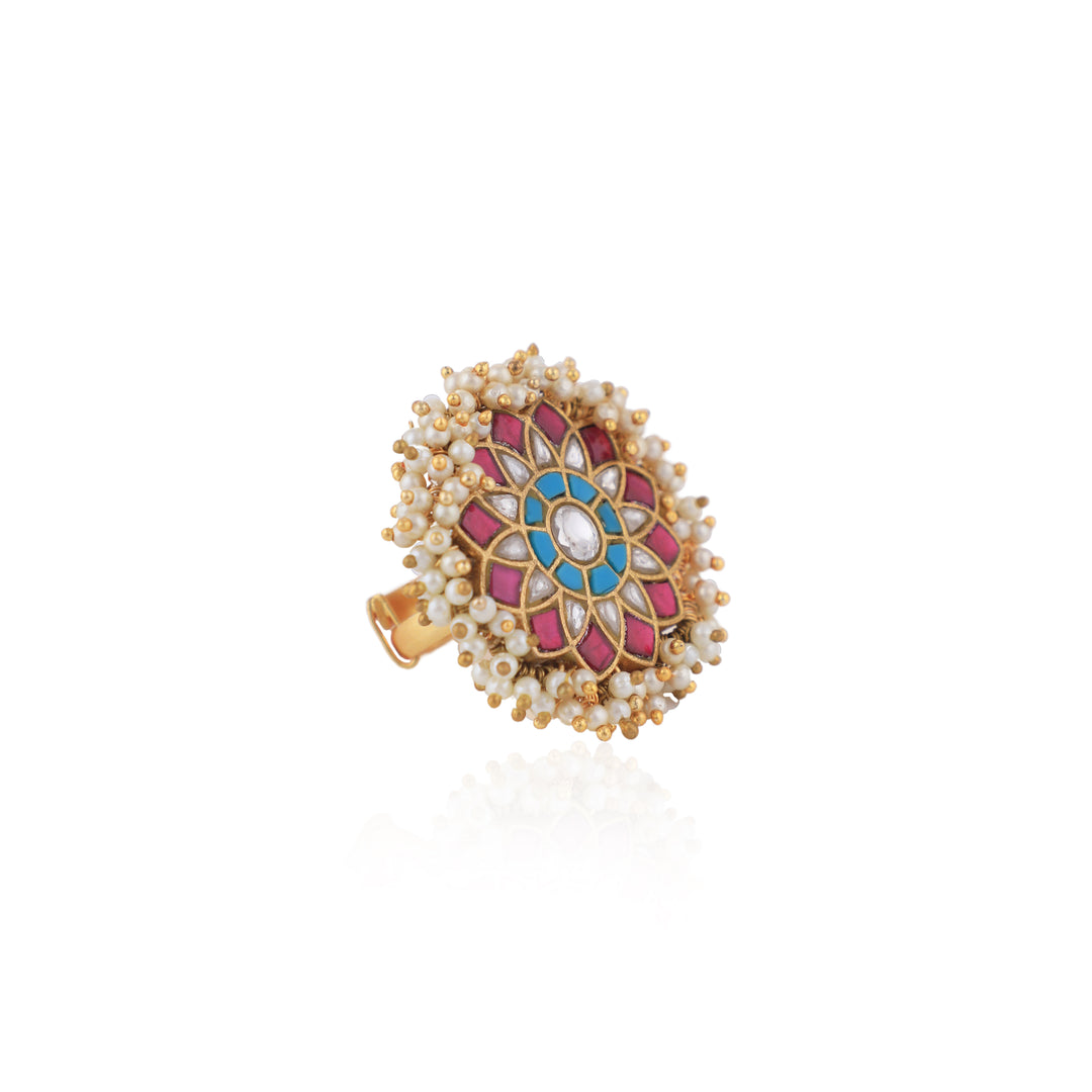 Pearl Ruby Ring