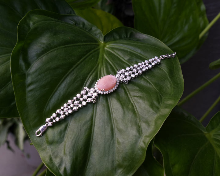 Peach moonstone Bracelet