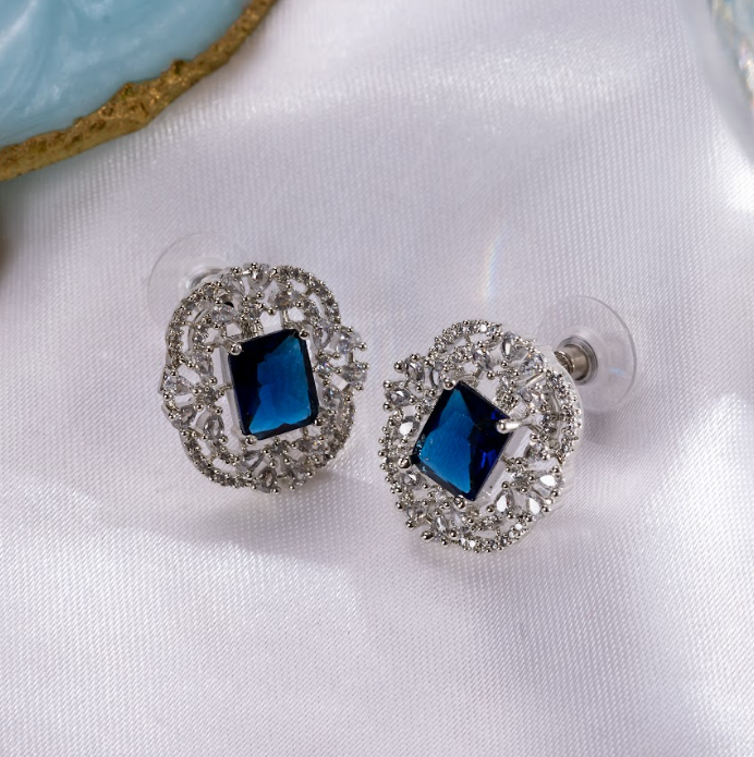 Vintage Square  Earring