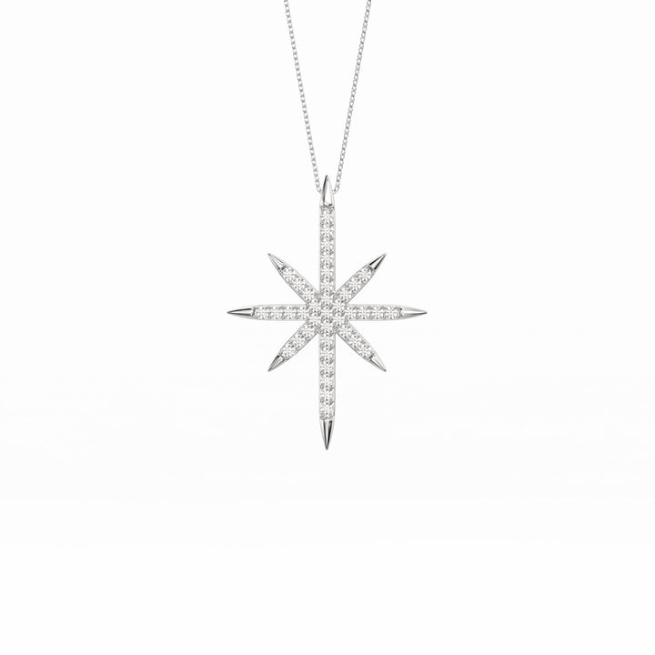 Starfish Silver Pendant
