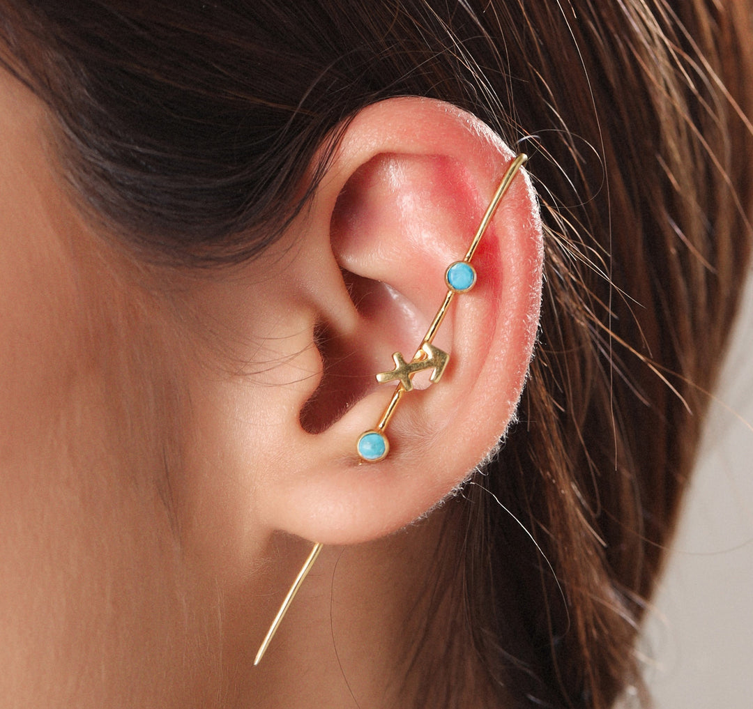 Zodiac Ear Pin