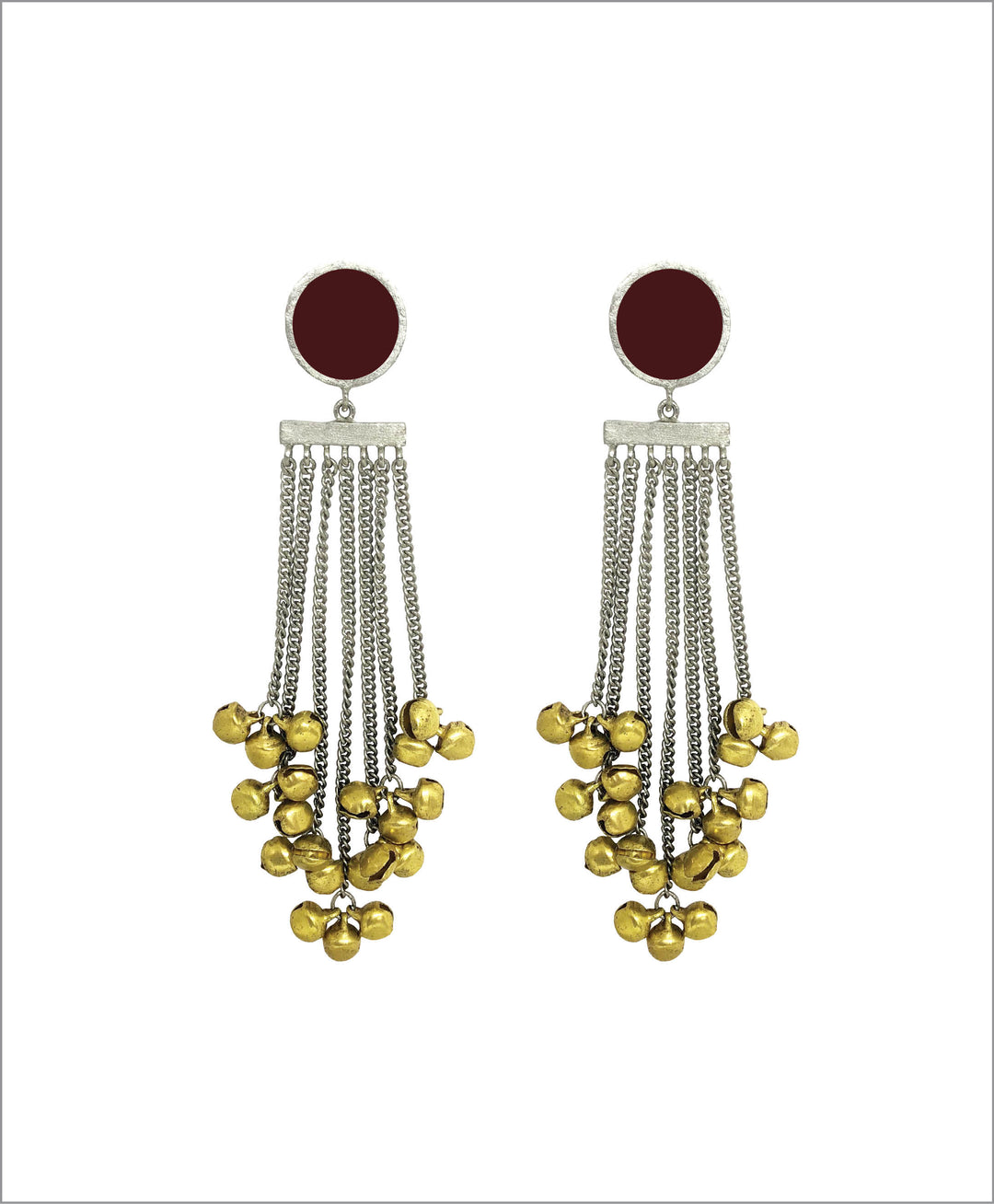 Tasseled Ghungroo Earrings