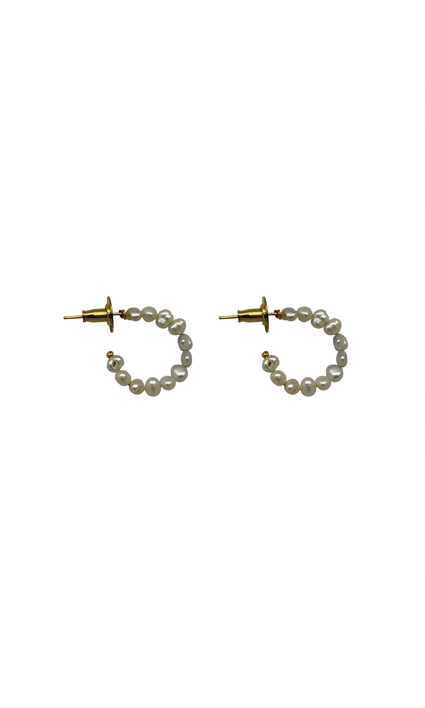 Pearl hoops- small