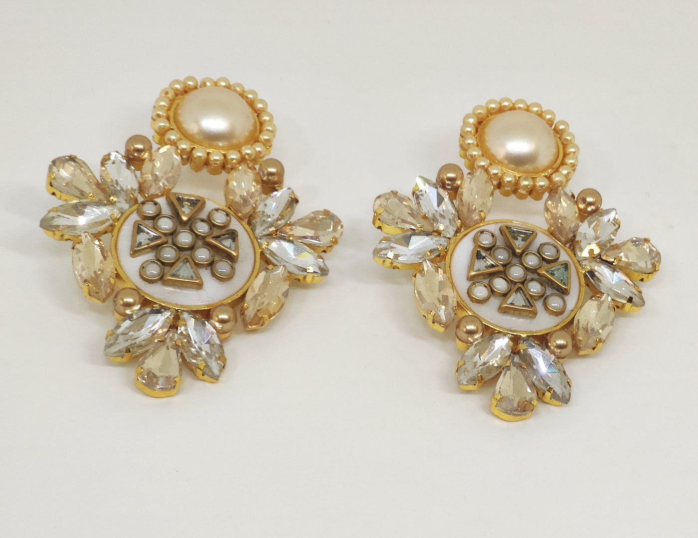 Tisha Swarovski Pearl Earrings