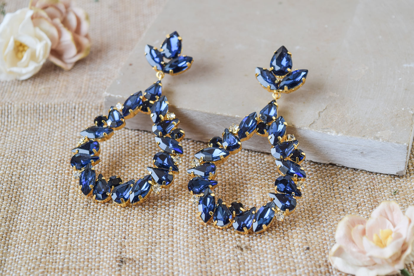 Crystal Taala Earrings
