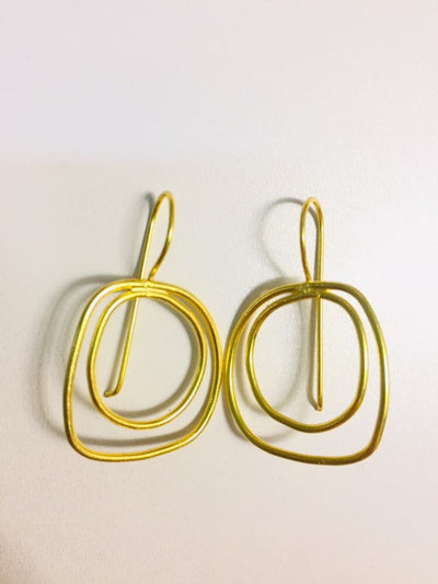Golden Circle Earring