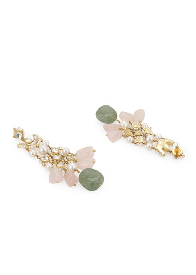 Sea Green Polki Earrings