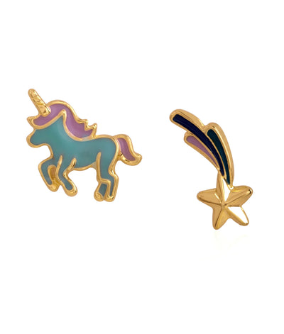 Unicorn Love Mismatch Stud Earrings