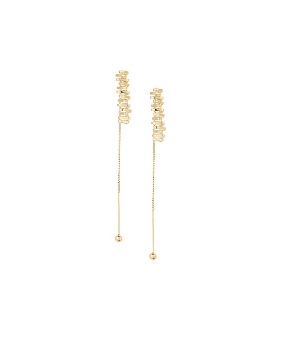 Golden Zigs Multi-Way Dangler Earrings