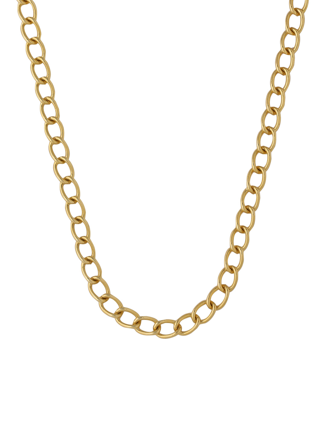 Cable link chain necklace