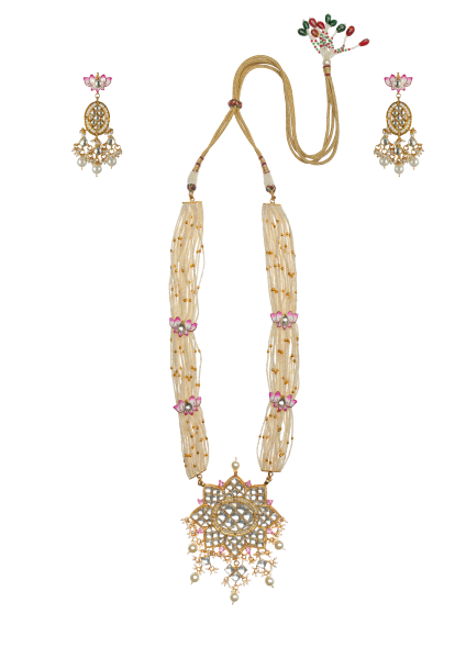 Lotus Necklace Set